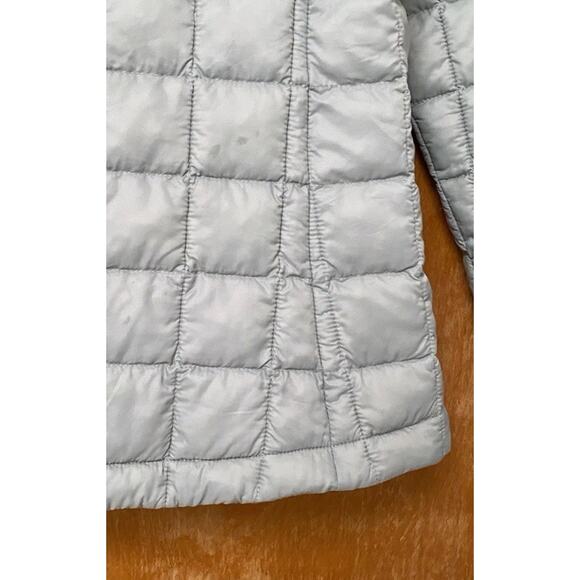 North Face Thermoball Jacket Womens Medium Full Zip Puffer Insulated Light Green - Picture 6 of 9